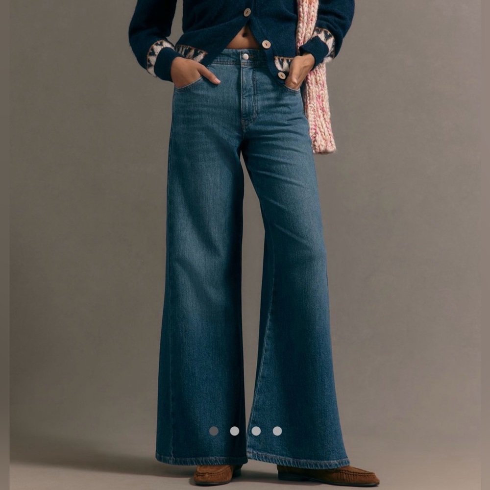 Pilcro Adi Mid-Rise Flare Jeans Sz 27